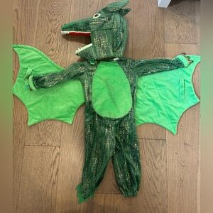 🐉 Pottery Barn Kids | Toddler Green Dragon Costume 3T
